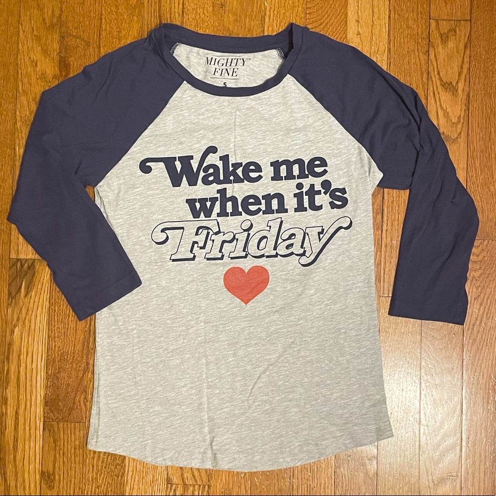 Women’s Graphic Baseball Tee, Small